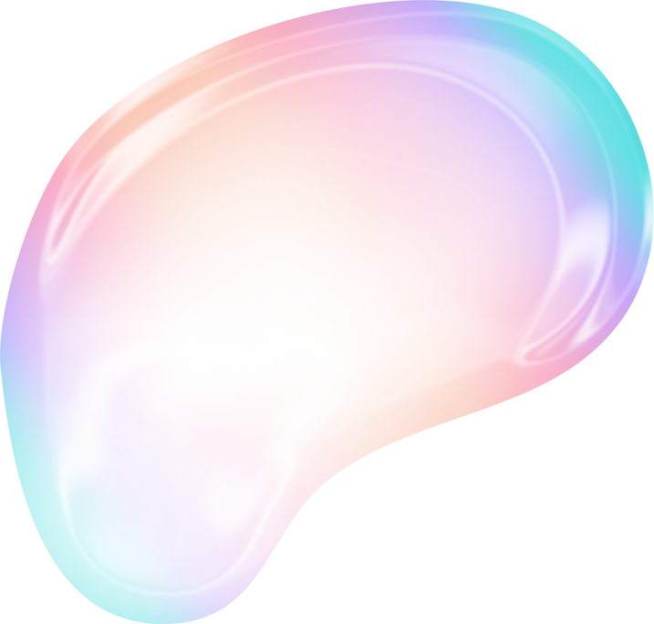 3D Liquid Transparent Blob