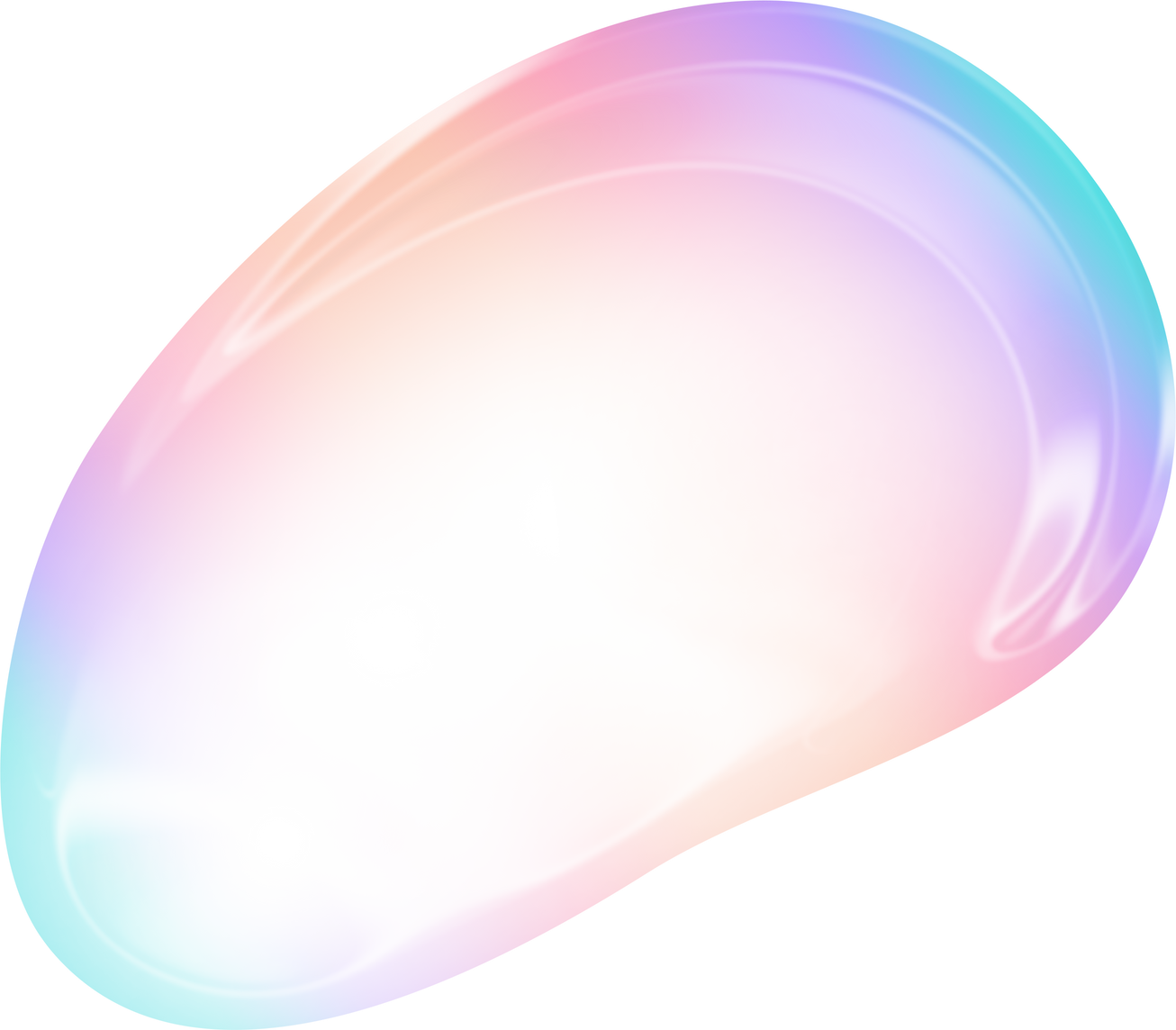 3D Liquid Transparent Blob